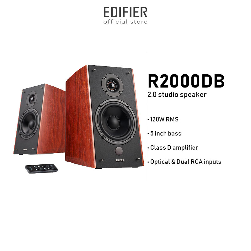 Edifier R2000DB High Performance Studio  Speaker with Bluetooth/Optical  Input | Shopee Malaysia