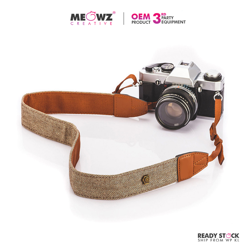 Camera Shoulder Neck Vintage Strap Belt 100 Cotton Camera Strap for Sony Nikon Canon