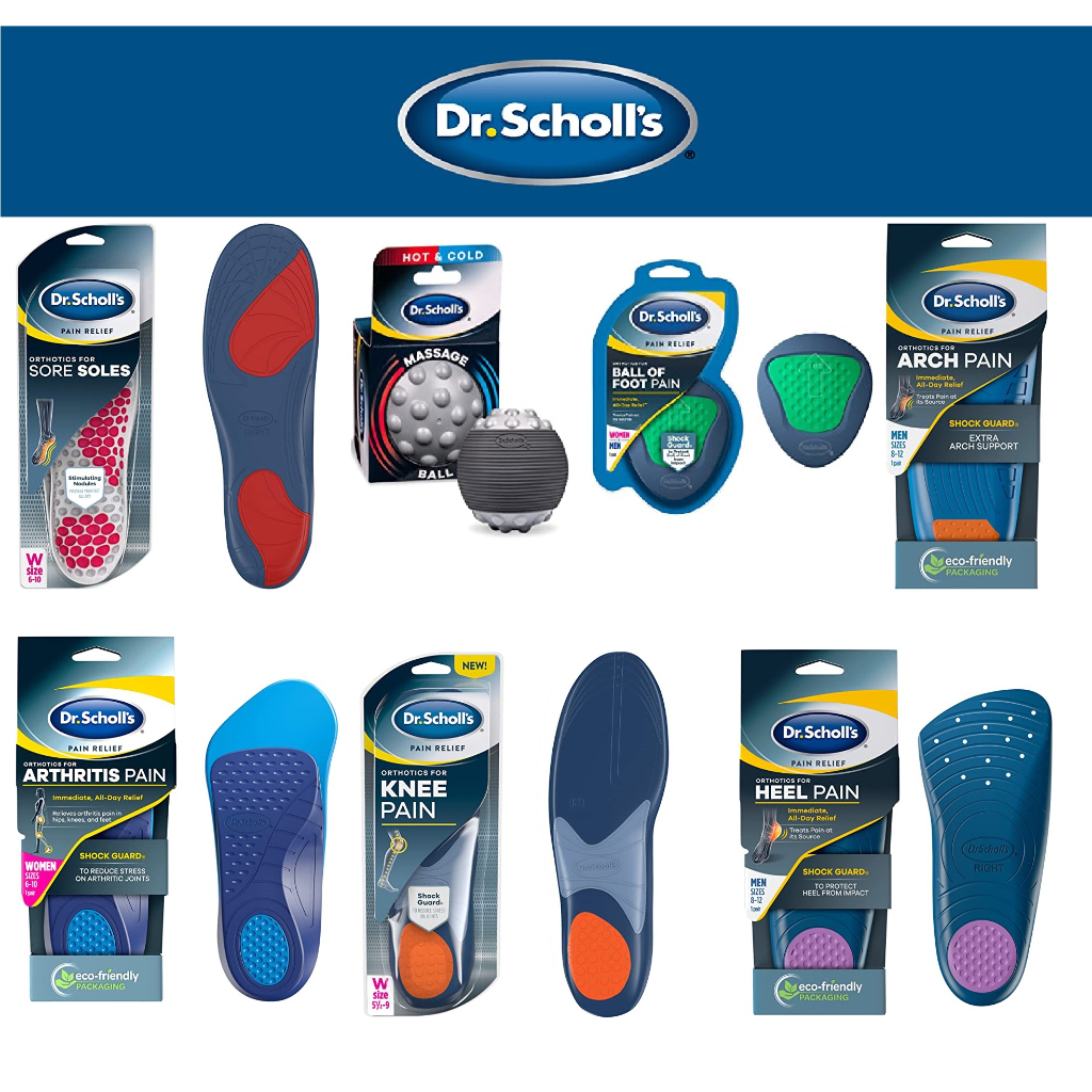 Authentic Dr. Scholl's Pain Relief Orthotics Insoles Shopee Malaysia