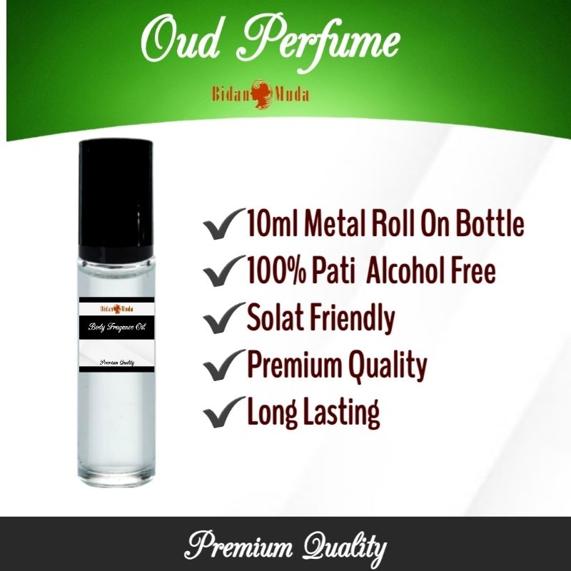 Oud Perfume Brand Pati Minyak Wangi Oud 10ml