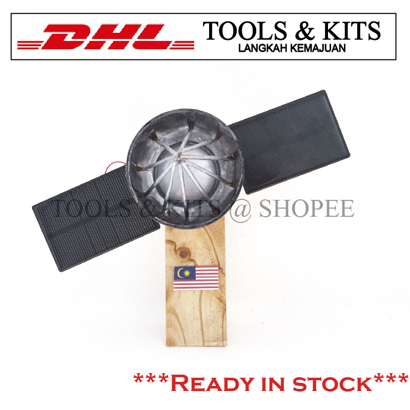 DIY Satellite Model using 2X Solar Panels for Primary RBT Project Space Model [Projek Satellite dgn Tenaga Solar]