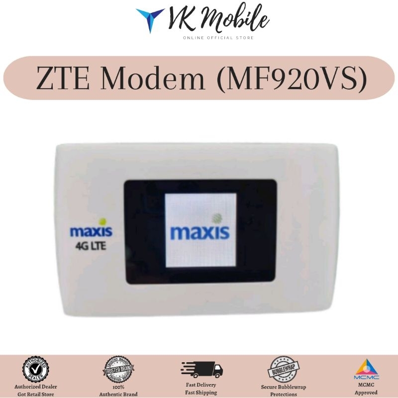 [READYSTOCK OFFER PRICE] 100% ORIGINAL MAXIS WIRELESS BROADBAND MODEM [MF920VS] POWERED BY ZTE