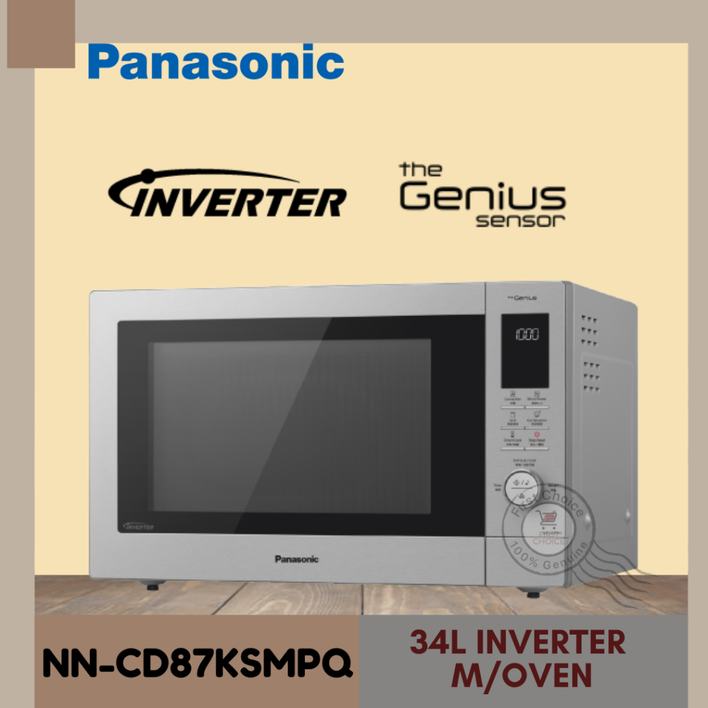 *Clearance* PANASONIC NN-CD87KS Microwave Oven 34L Combination M/Oven 30 MENUS NN-CD87KSMPQ Convection