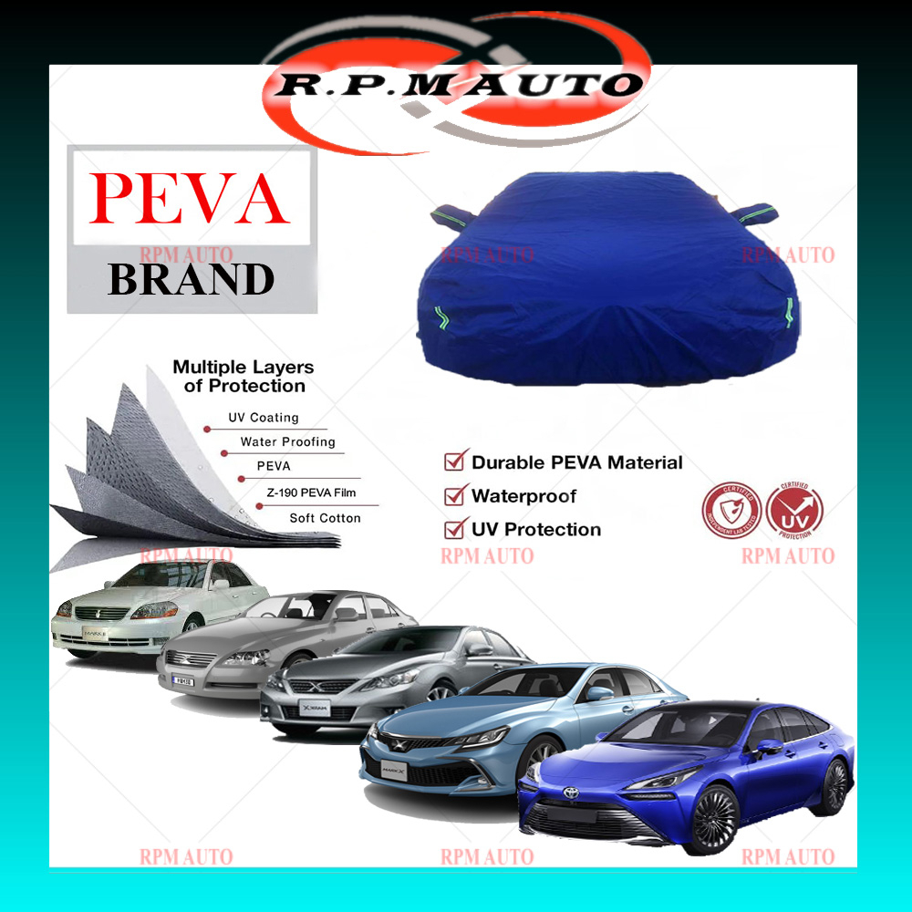 Toyota Mark High Quality Protection Car Cover Waterproof Sun-proof apple Blue Selimut Kereta mark penutup Toyota Cover