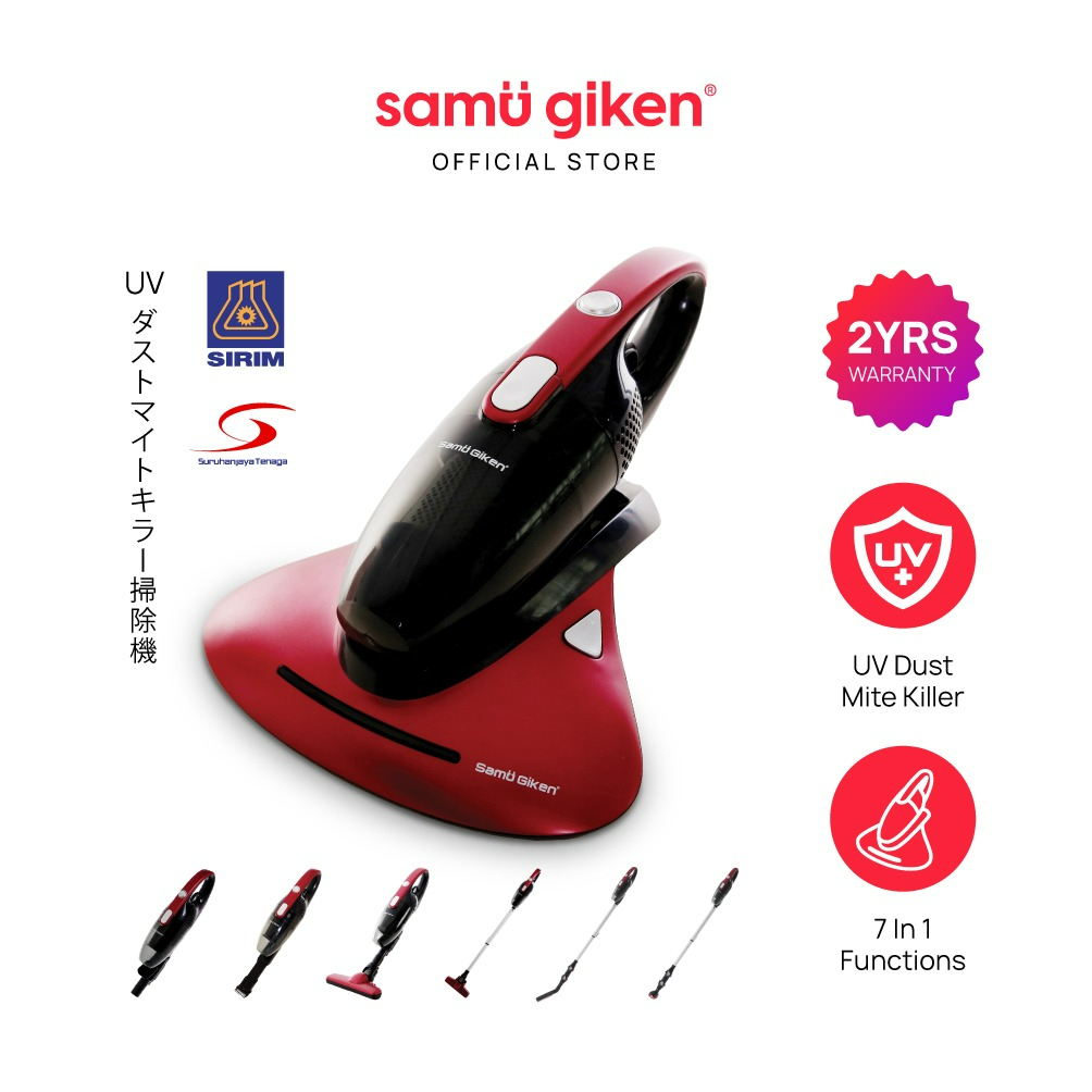 Samu Giken 7 in 1 MultiFunction Wired UV Vacuum Cleaner Dust Mite