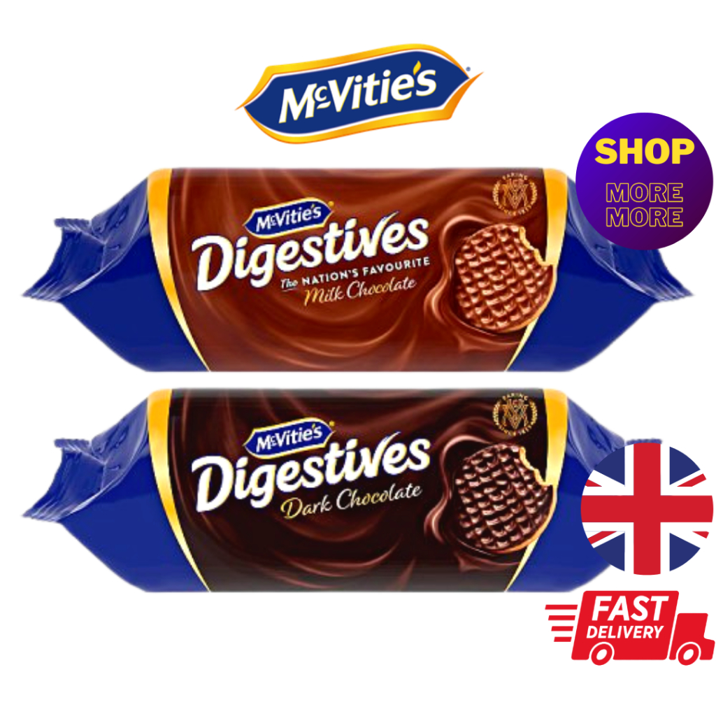 [CHEAPEST🔥] McVities Milk Chocolate Digestive / Dark Chocolate ...