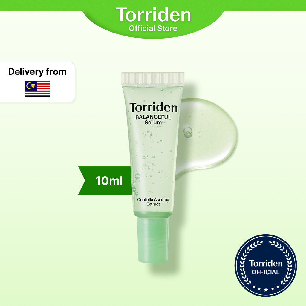 [Torriden Official] Mini Size Trial - BALANCEFUL Cica Serum for Sebum and Dead Skin Cells, Relieve Redness, for acne prone skin,10ml