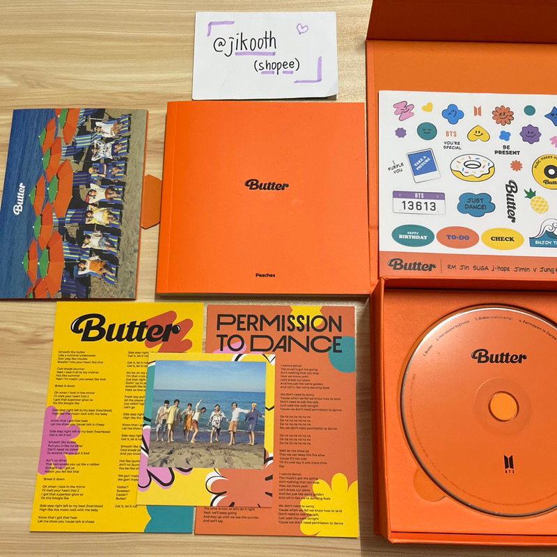 [CLEARANCE] BTS BUTTER ALBUM PEACHES VERSION Shopee Malaysia
