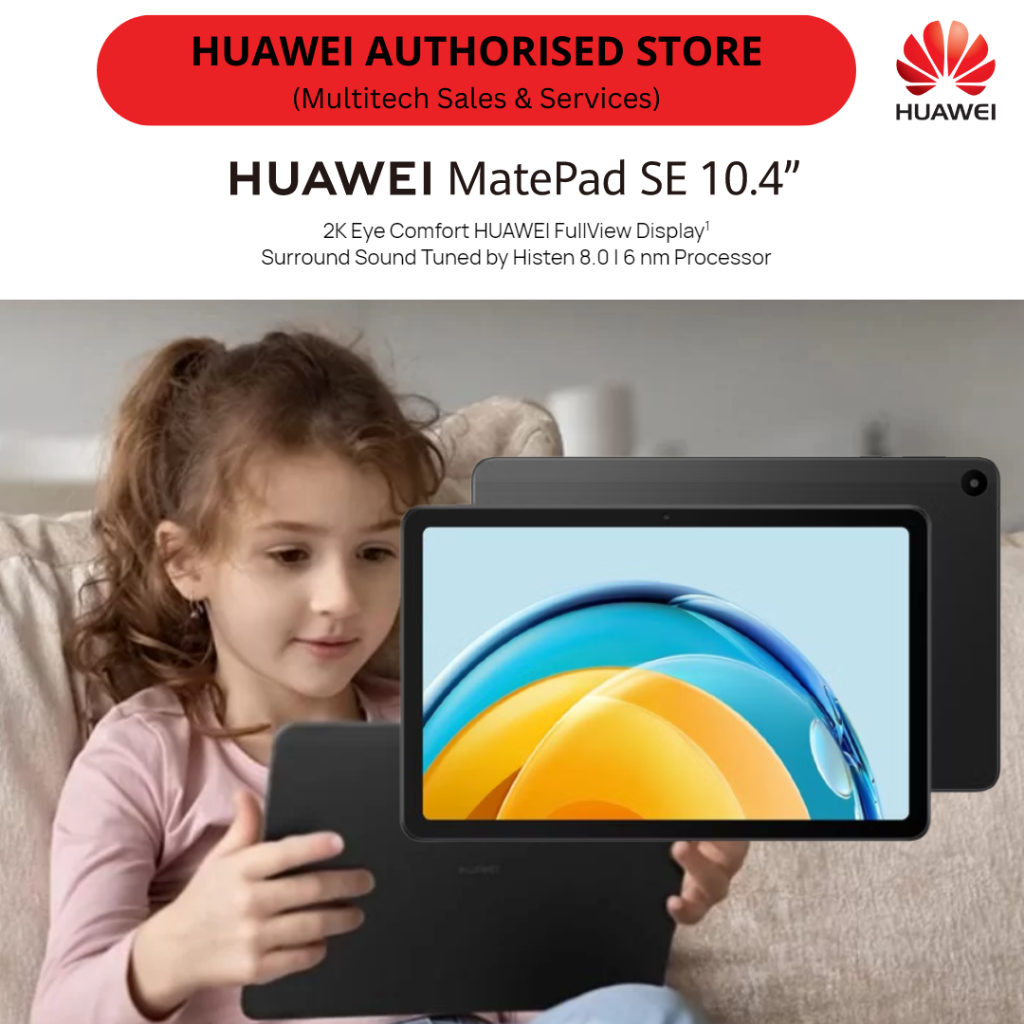 Huawei Matepad Se 10.4 2022 4GB Ram + 64GB / 128GB 10.4Inch 2k Eye