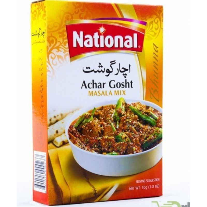 National Achar Gosht Masala Mix, 50g (Assorted) | Shopee Malaysia