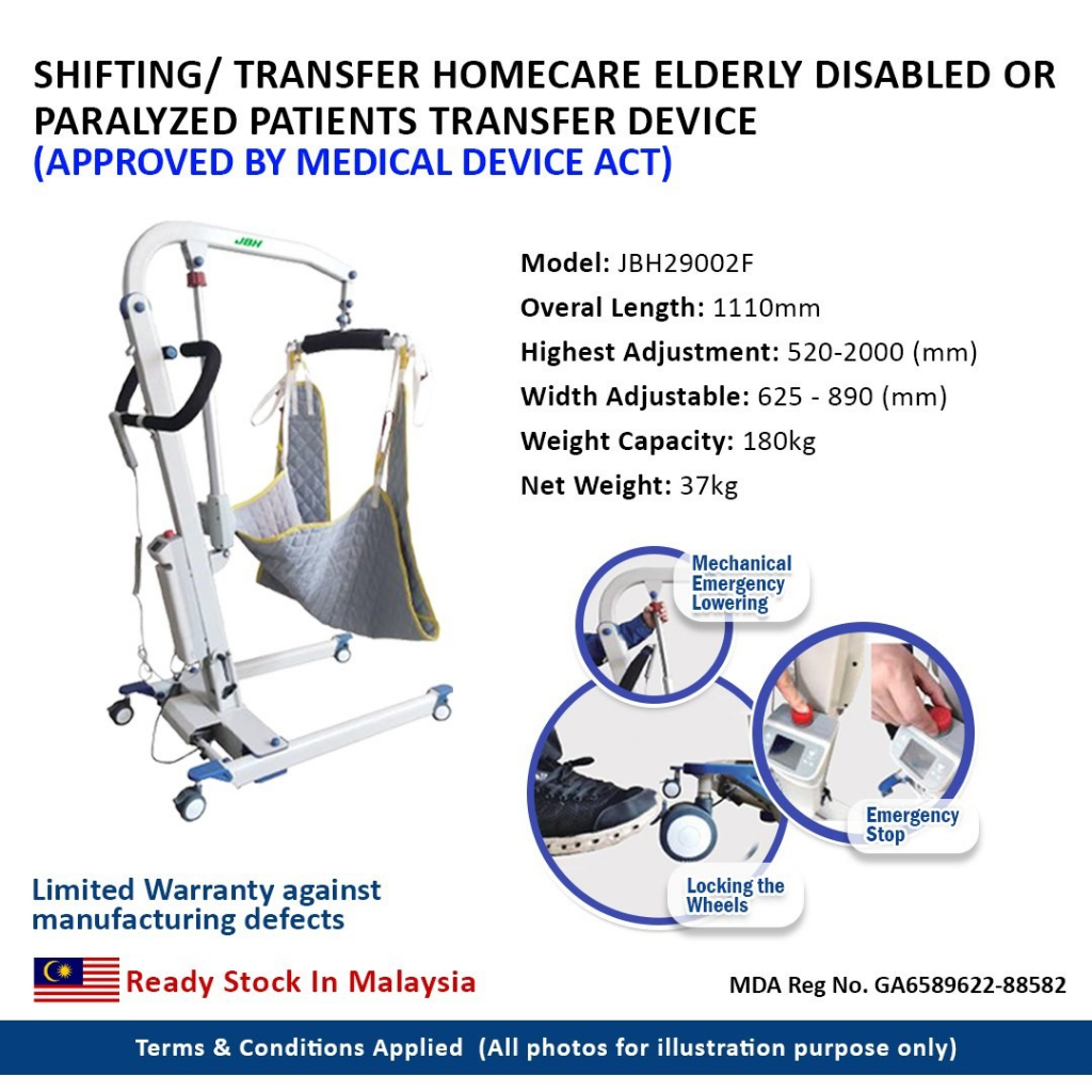 (MDA APPROVED) SHIFTING/TRANSFERING /MOVING PATIENTS DEVICE FOR