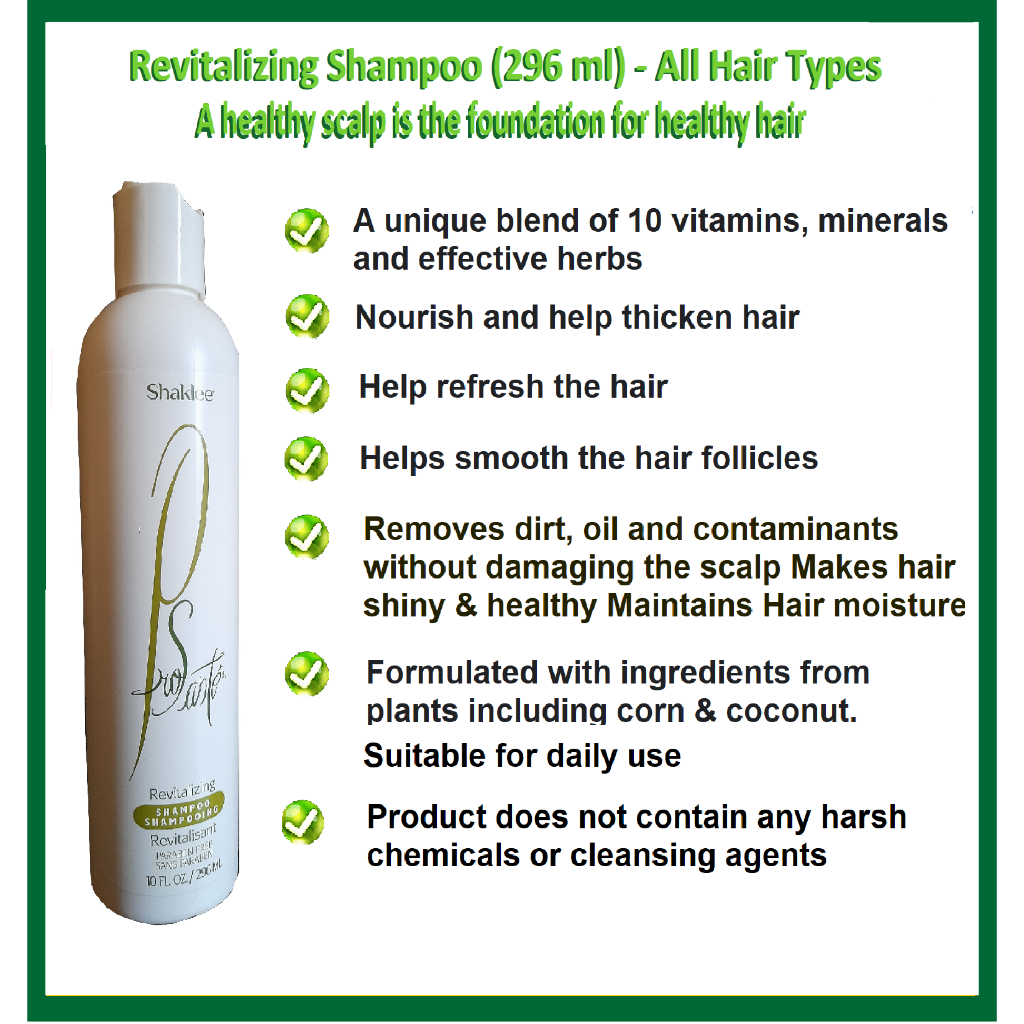 Shaklee Revitalizing Shampoo shaklee shampoo (296 ml) - All Hair Types |  Shopee Malaysia