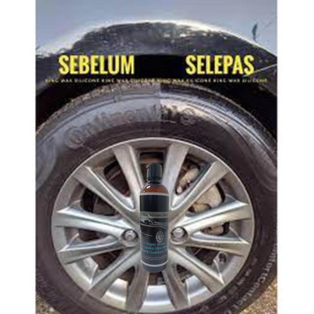 Silicone Wax Tyre & Rim Tyre Shine Tyre Wax Super Kilat Pro Kit Tyre ...