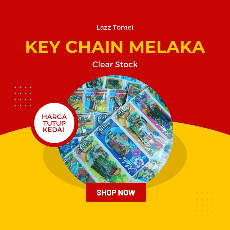 Ready Stock Key Chain Melaka Malaysia rubber Metal Bronze Nail Clipper Keychain 6 in 1 Souvenirs Malacca Key chain