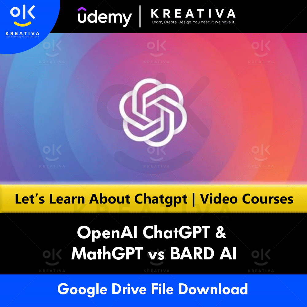 Chatgpt Video Course-OpenAI ChatGPT & MathGPT vs BARD AI | Learn Chatgpt course