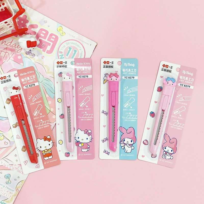 Sanrio Shanghai Hello Kitty Cutter Knife My Melody Utility Knife Pen ...