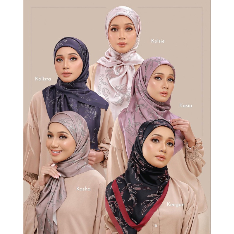 [New] Quinn Collection by The Hijab Co | Tudung Bawal Matte Silk Zuhair Designer Fabric