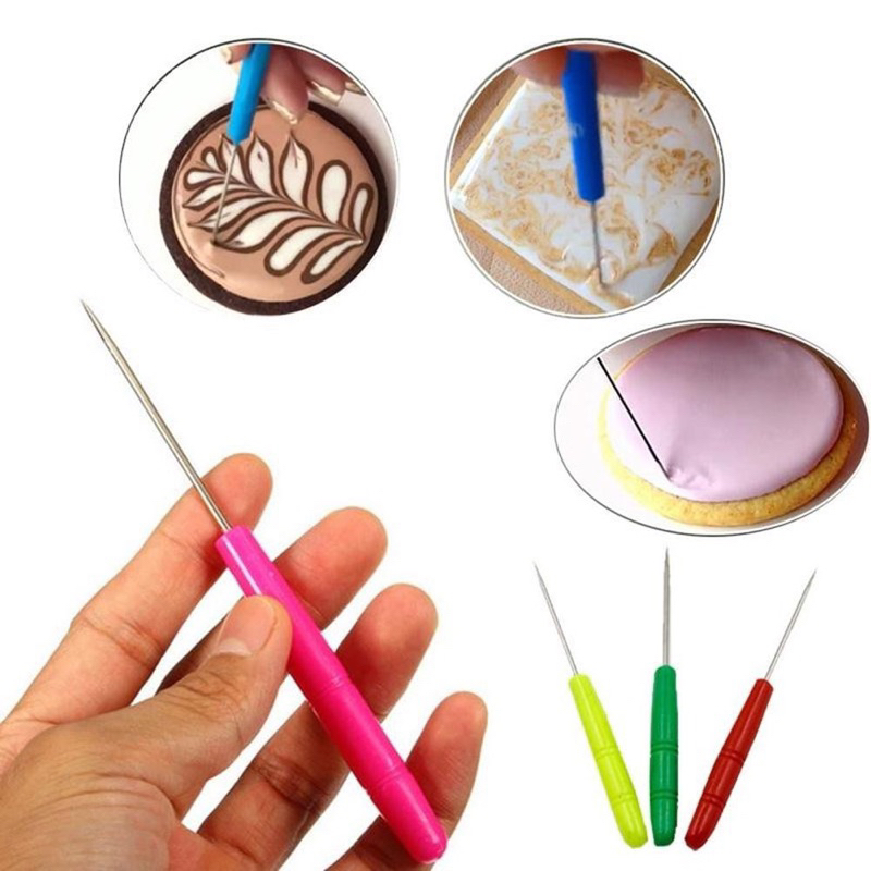 Portable Scriber Needle 蛋糕勾针 Cake Scriber Surgarcraft royal Icing Cookie Baking DIY Decorative Tools