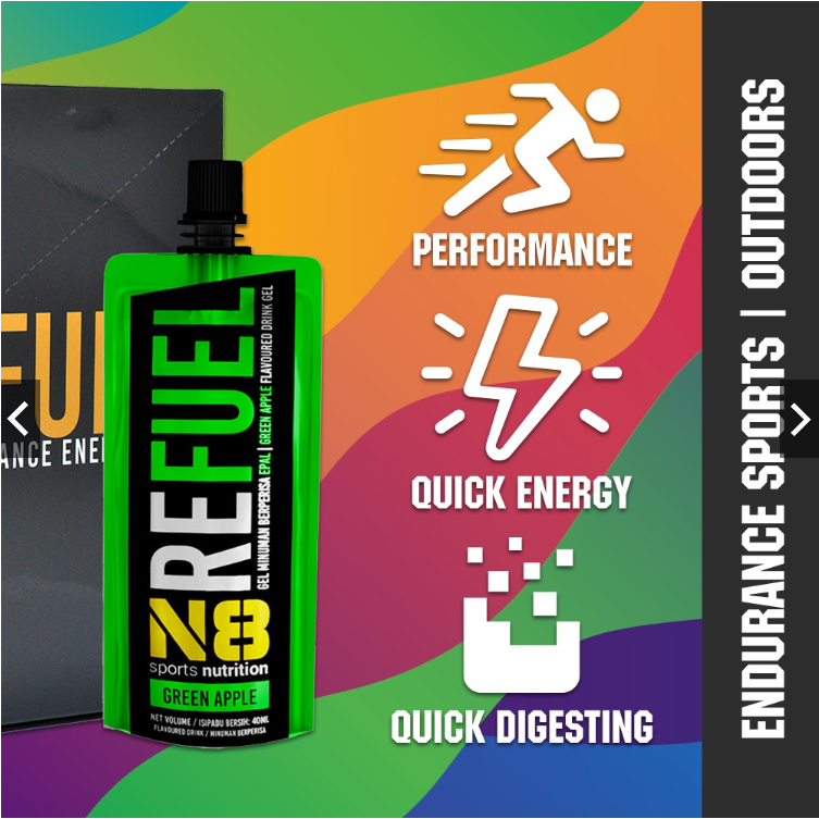 N8 REFUEL POWER GEL [ 5 PACK ENERGY GEL ] | Shopee Malaysia