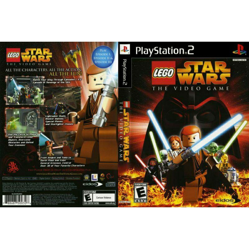 PS2 CD DVD GAMES ( Lego Star Wars: The Video Game ) English Version