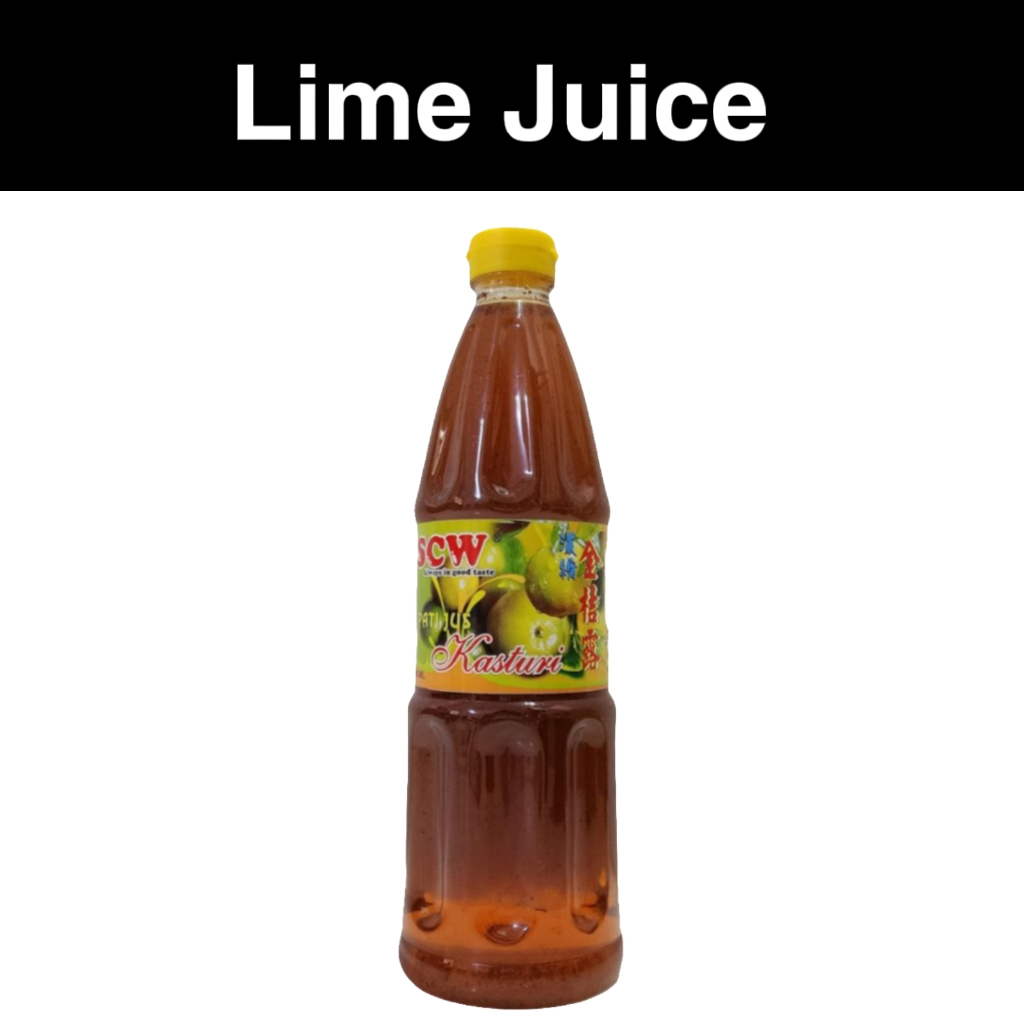 Concentrated Lime Juice Penang SCW 1 Litre 槟城特产浓缩金桔露 Pati Jus Kasturi