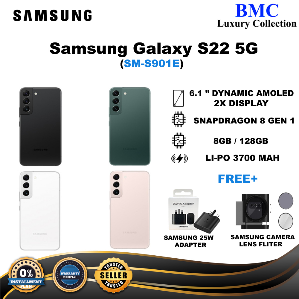 Samsung Galaxy S22 5G (8GB/128GB)(SMS901E)(NEW)SAMSUNG MALAYSIA
