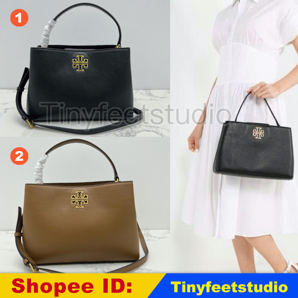 TB 136138 Britten Top Handle Satchel Women Crossbody Sling Bag Shopee