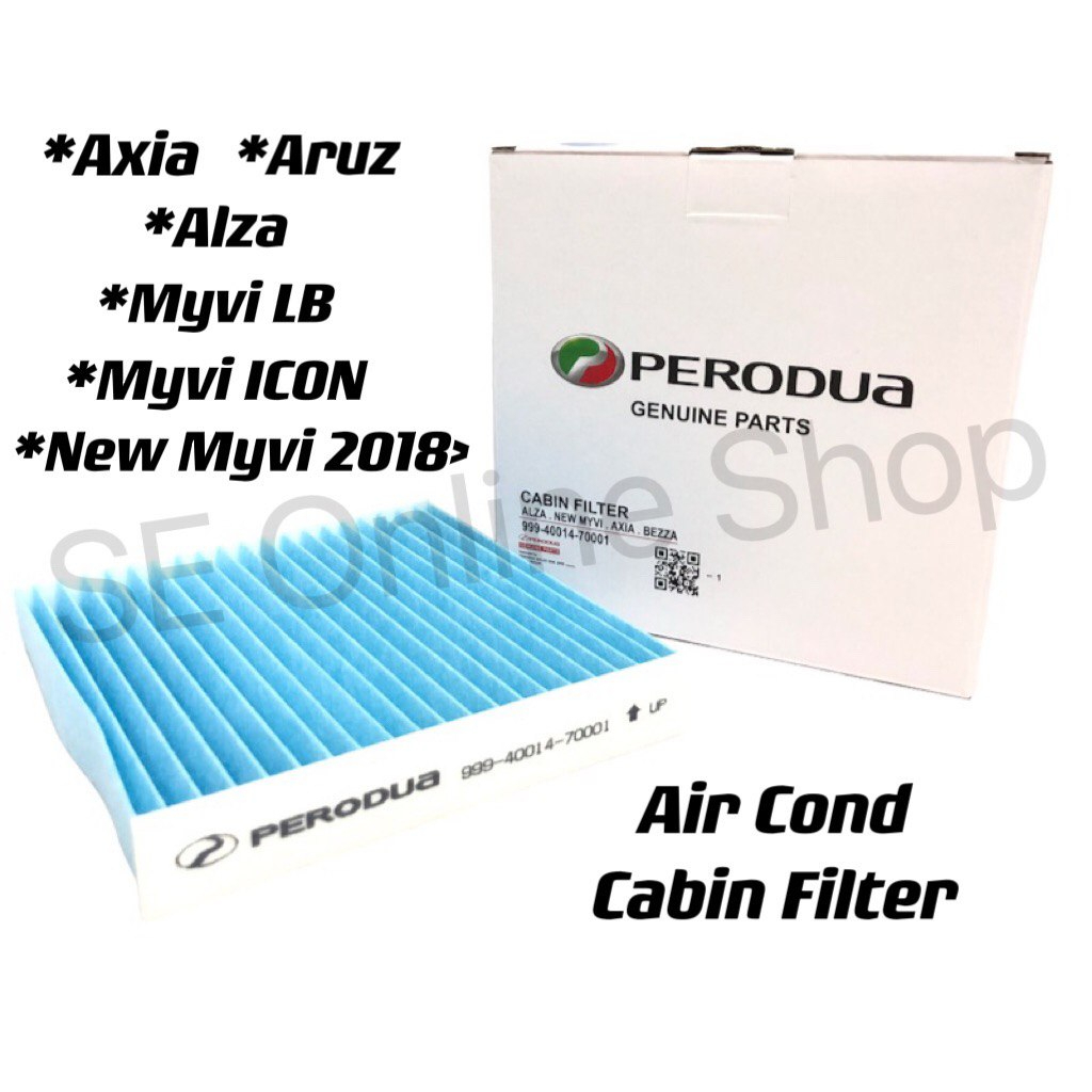 PERODUA Axia Aircond Filter Bezza,Aruz,Myvi Lagi Best,Myvi Icon,Myvi 2018 Aircond Filter Aircond Alza Air Cond Filter