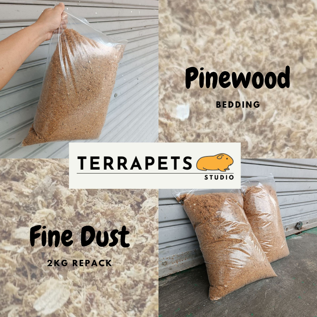 PINEWOOD SHAVINGS / HABUK KAYU PINE HALUS / 2KG REPACK / EXOTIC PET