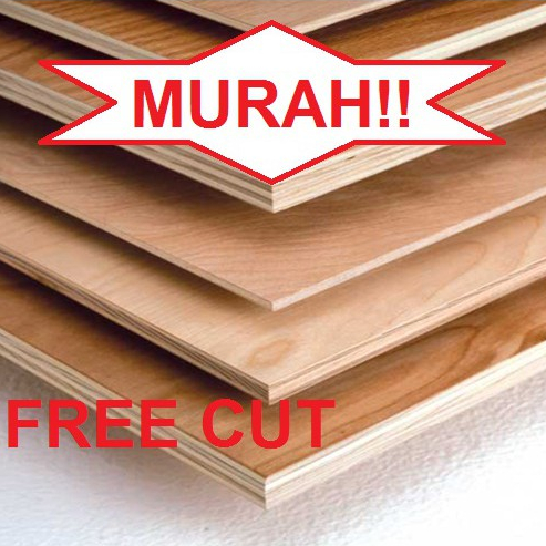 Plywood Papan lapis Custom cut 2.5mm 5mm 9mm 12mm 15mm 18mm (CUT TO SIZE)