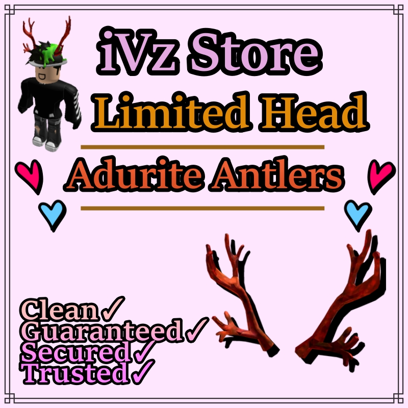 CLEAN LIMITED HEAD ROBLOX Adurite Antlers (AA) Shopee Malaysia