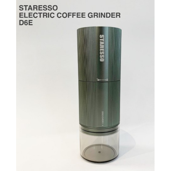 STARESSO D6E Rechargeable Portable Burr Coffee Grinder | Suitable for SOL Astep Coffee Bean | Best with SP300/SP200/200M