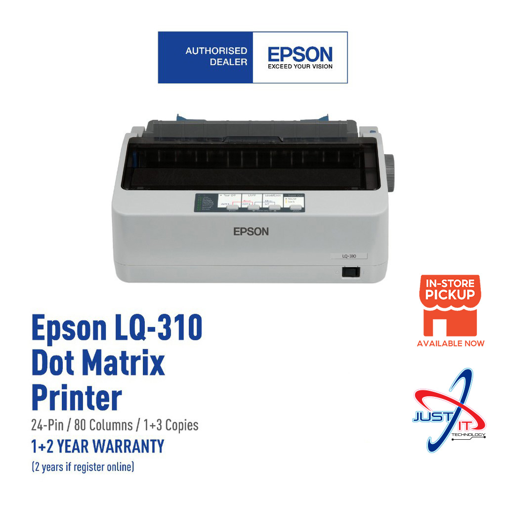 Epson Lq310 Dot Matrix Printer Shopee Malaysia