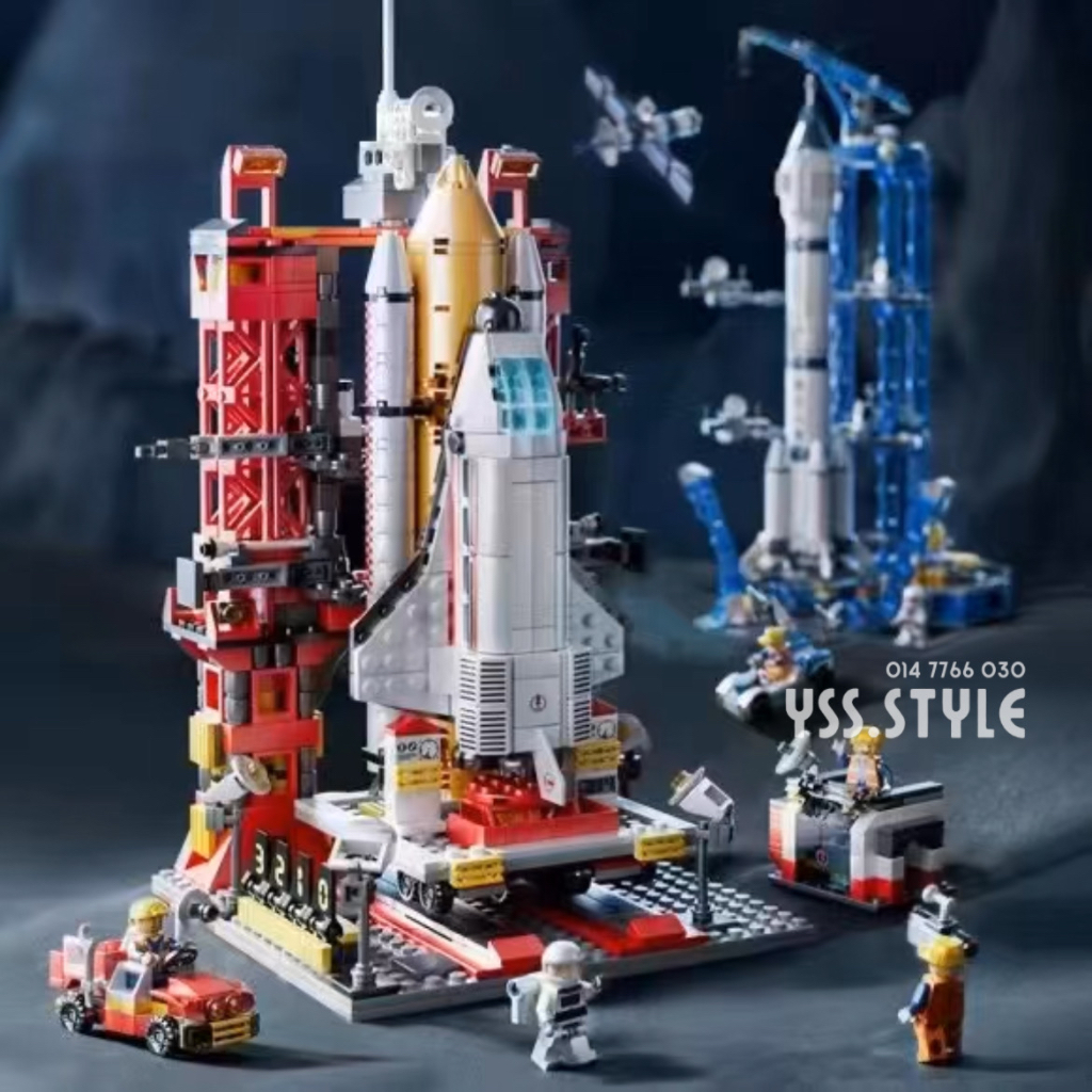 Astronaut Space Shuttle Rocket Building Block Micro Bricks Nano Particles DIY Kids Toys Gifts 宇航员航天飞机火箭积木拼装拼图小孩儿童玩具模型礼物