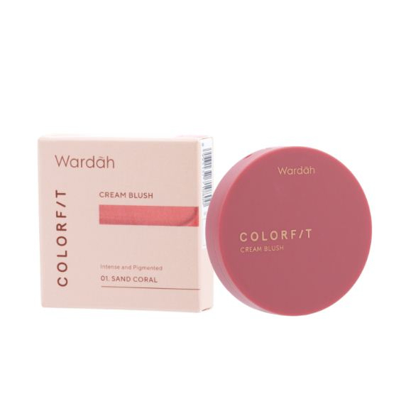 Wardah Colorfit Cream Blush 3g Cream Blusher