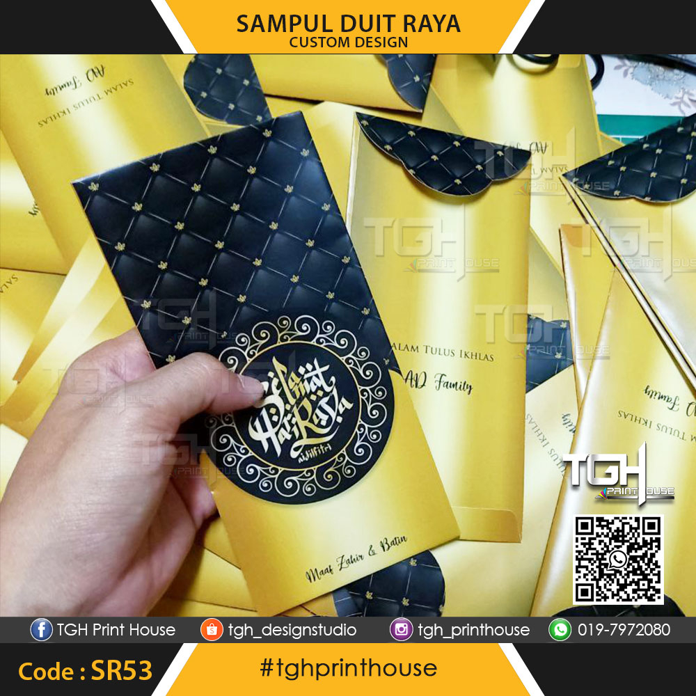 SAMPUL DUIT RAYA Custom Design 2023 money packet BIG SIZE cetak