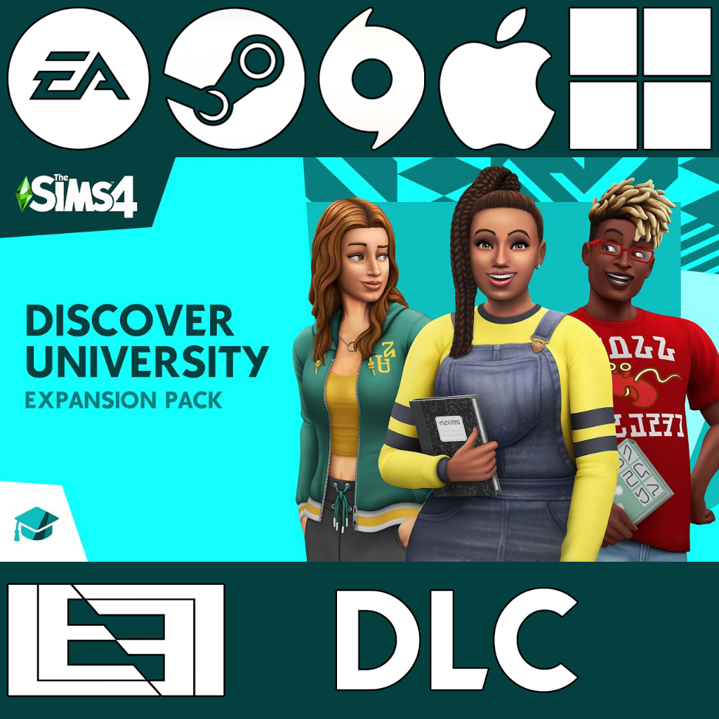 The Sims 4: Discover University Expansion Pack [Mac/Win][Online][EA/Steam/Epic]