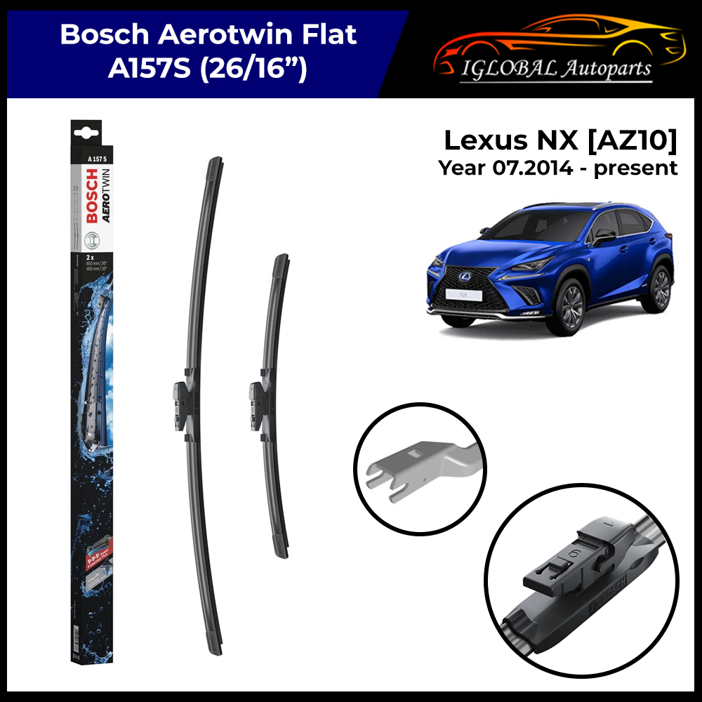 Lexus NX [AZ10] Year 07.2014present A157S Bosch Aerotwin Flat