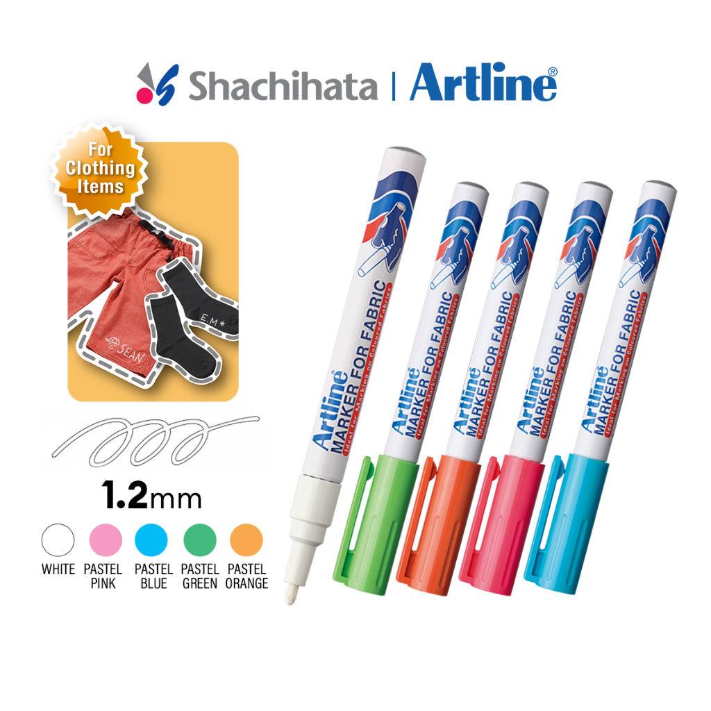 Artline Laundry Marker for Dark Coloured Fabrics Shopee Malaysia