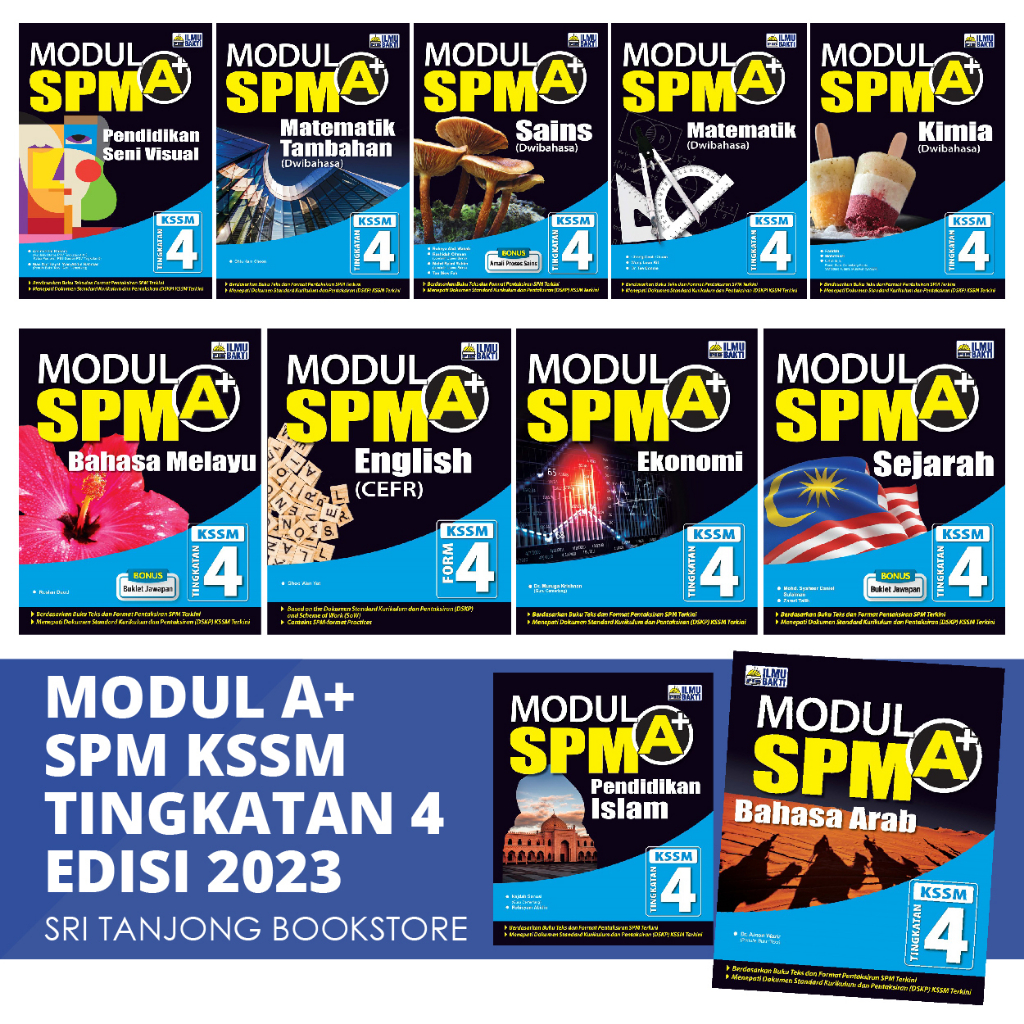 [ST] ILMU BAKTI Buku Latihan  Modul A+ SPM 2023 Tingkatan 4 / Form 4