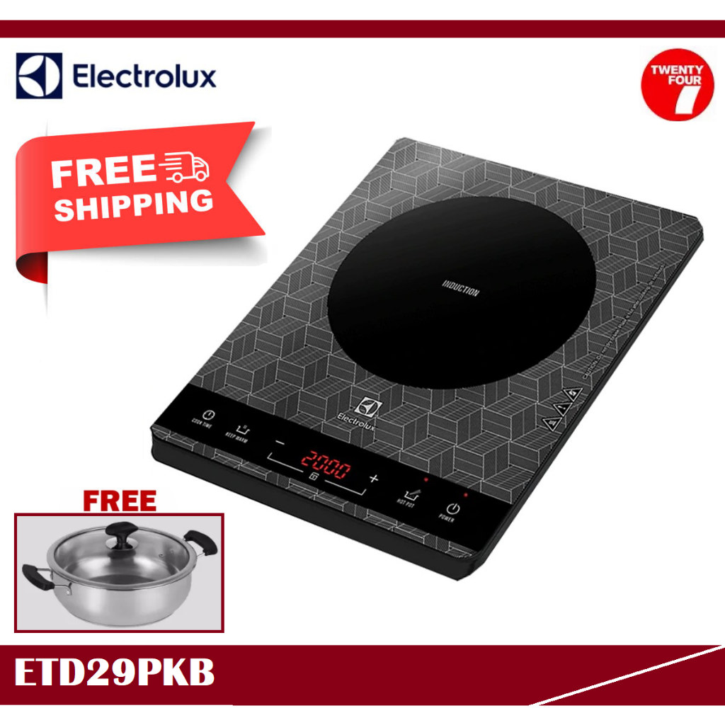 ELECTROLUX Portable Tabletop Induction Cooker Black ETD29PKB Shopee