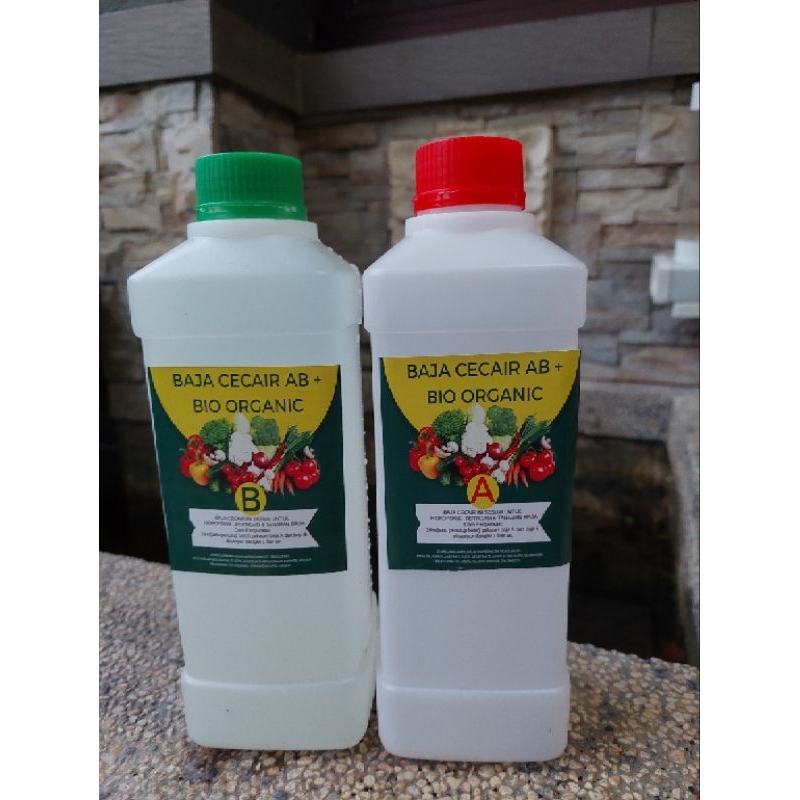 2 Liter BAJA AB ( 1 L Larutan A + 1 L Larutan B) Baja Hidroponik, Fertigasi dan Tanaman Biasa