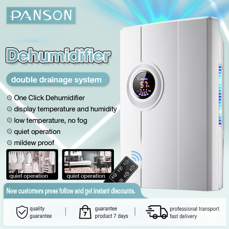 HOT SELL  Home Dehumidifier Absorption Air water dehumidifier timing function LED display negative ion purification disinfection and sterilizatio humidifier  除濕機