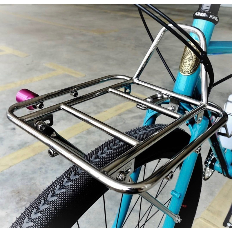 RUCKRACK Stainless Steel Mediumrack bicycle front rack