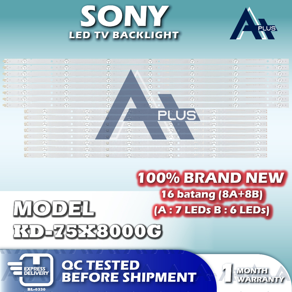 KD-75X8000G SONY 75" LED TV BACKLIGHT (LAMPU TV) SONY 75 INCH LED TV BACKLIGHT 75X8000G KD75X8000G KD75X8000