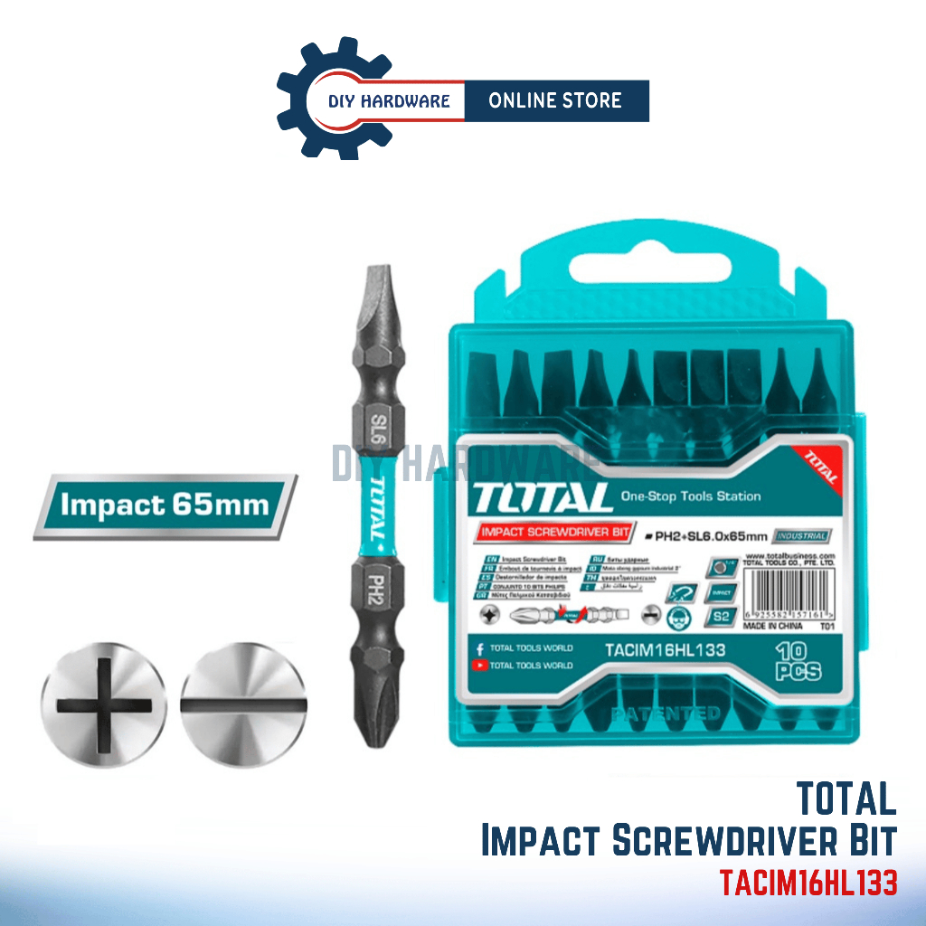 Total Impact Screwdriver Bit TACIM16HL133 Shopee Malaysia