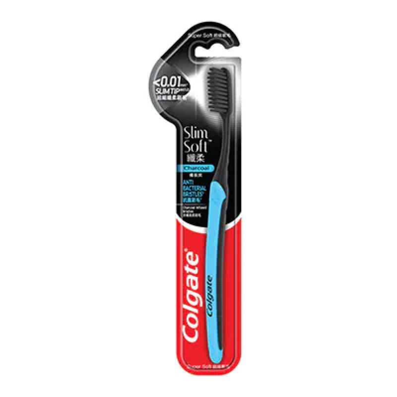 Colgate SlimSoft Charcoal Toothbrush Soft Shopee Malaysia