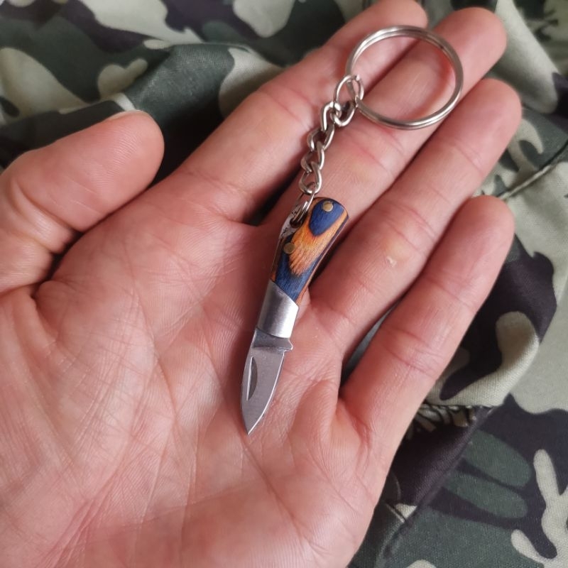 KL Ready Mini Knife Pocket Knife Foldable Keychain Knife Pisau Kecil Lipat 钥匙扣小刀