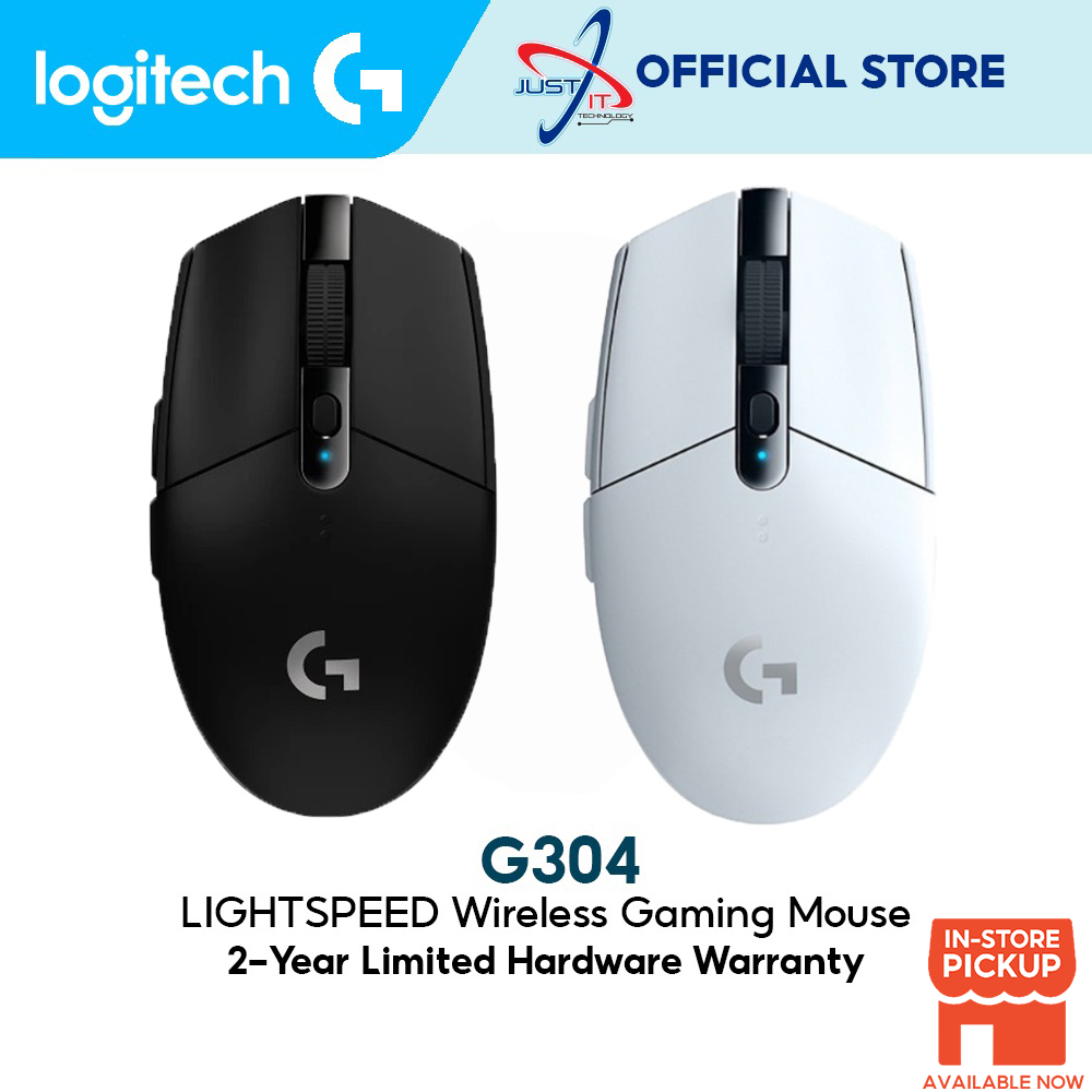 LOGITECH G304 Lightspeed Wireless USB Gaming Mouse ( BLACK / WHITE ...