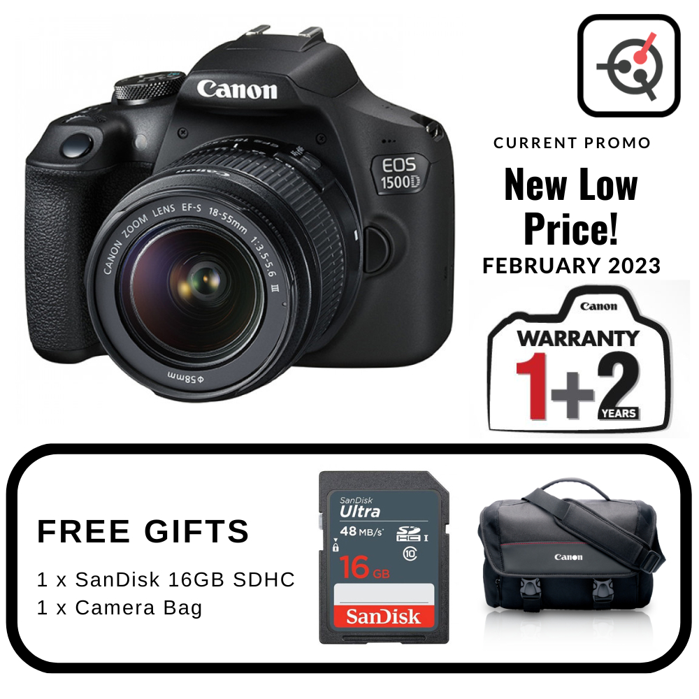 Canon EOS 1500D Kit (EF S1855 IS II) Shopee Malaysia